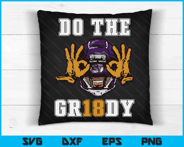 Do The Griddy - Griddy Dance Football Fans Cheerleaders SVG PNG Digital Cutting File