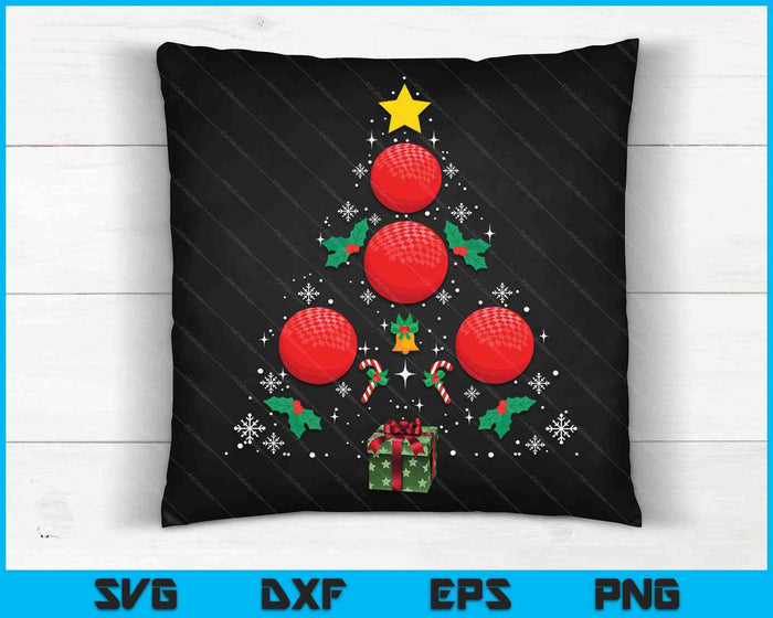 Dodgeball Christmas Tree Christmas Dodgeball SVG PNG Digital Cutting Files