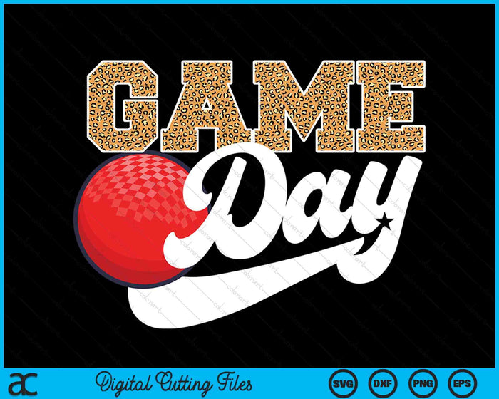 Dodgeball Game Day Vibes Dodgebal Coach Fan Player SVG PNG Digital Cutting Files