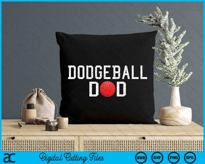 Dodgeball Dad Clothing Retro Vintage Dodgeball Dad SVG PNG Cutting Printable Files