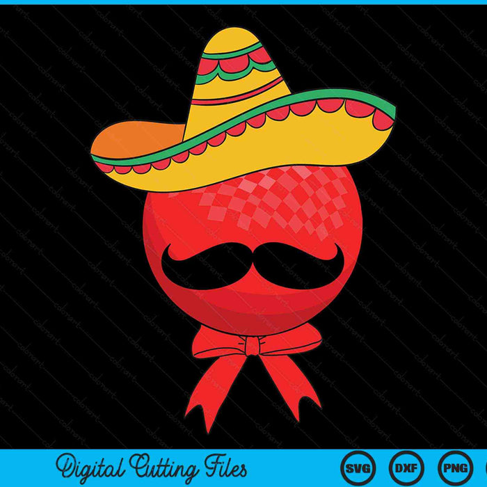 Dodgeball Mexican Sombrero Cinco De Mayo SVG PNG Digital Printable Files