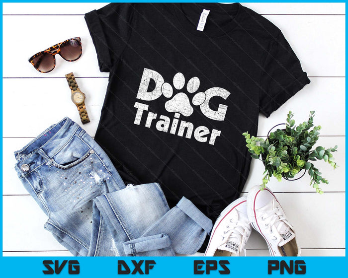 Dog Trainer Animal Lover Pet Shop Owner Agility Handler SVG PNG Digital Printable Files