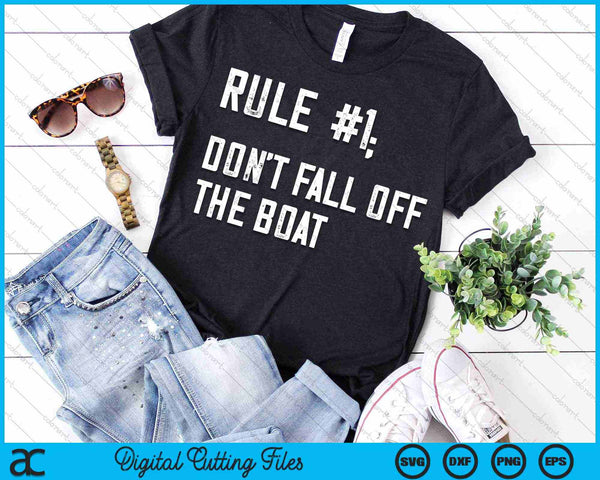 Val niet van de boot Grappige cruiseschip vakantie SVG PNG digitale snijbestanden - on a t-shirt