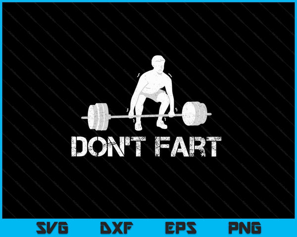 Don't Fart Funny Weight Lifting Gym Workout Fitness Gifts | Poster