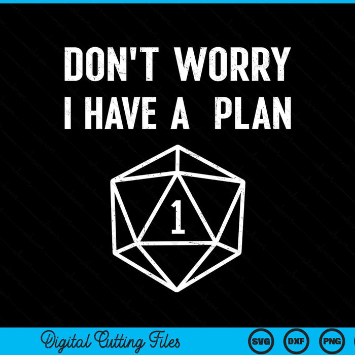 Don't worry I have a plan d20 RPG SVG cut file