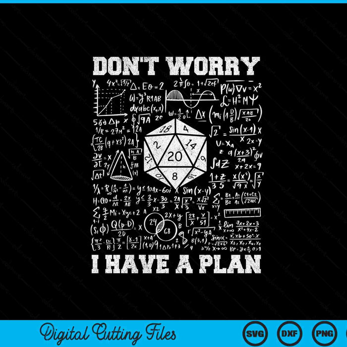 Don't worry I have a plan dungeon chaotic dragon SVG cut file
