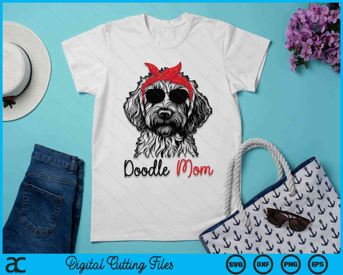 Doodle Mom Goldendoodle Labradoodle Dog Golden Doodle Gift SVG PNG Digital Cutting Files