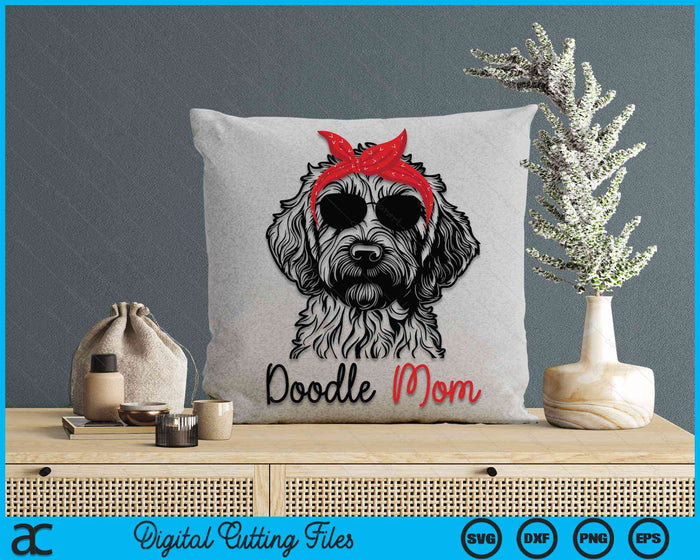 Doodle Mom Goldendoodle Labradoodle Dog Golden Doodle Gift SVG PNG Digital Cutting Files