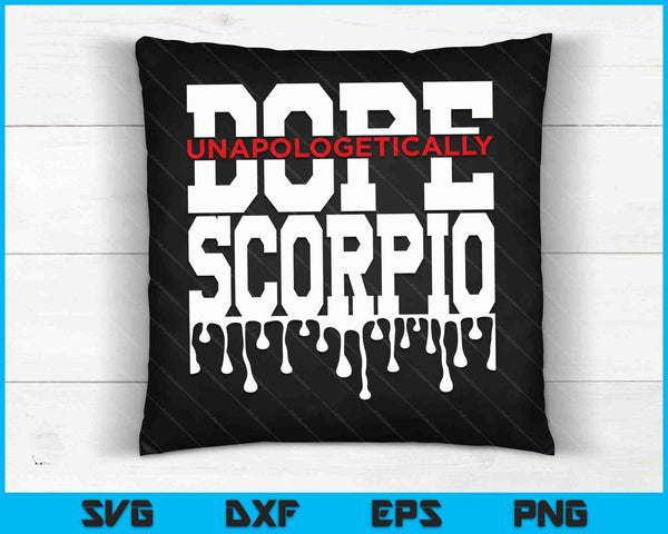 Dope Queen King Graphic Decor Scorpio Astrology Zodiac SVG PNG Digital Cutting Files