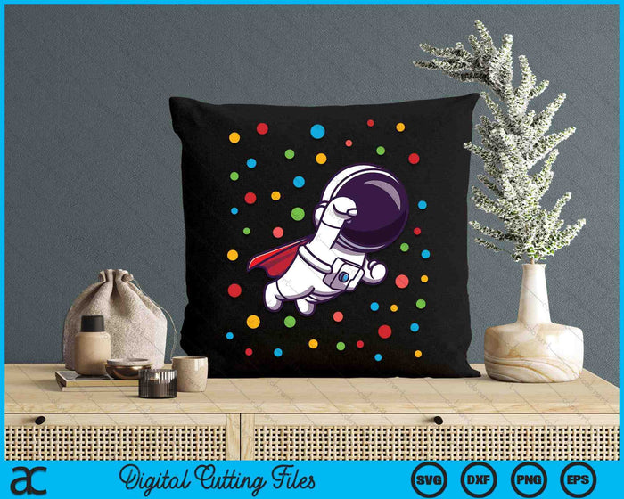 Dot Day Polka Dots Astronaut Kids Boys Youths SVG PNG Digital Cutting Files