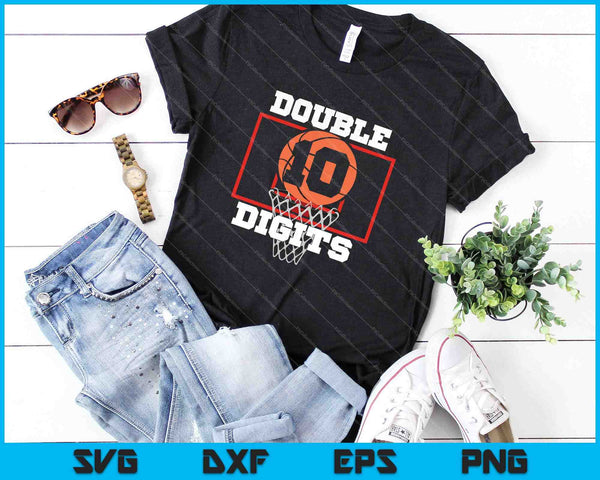 Dubbele cijfers verjaardag SVG PNG snijden afdrukbare bestanden - on a t-shirt