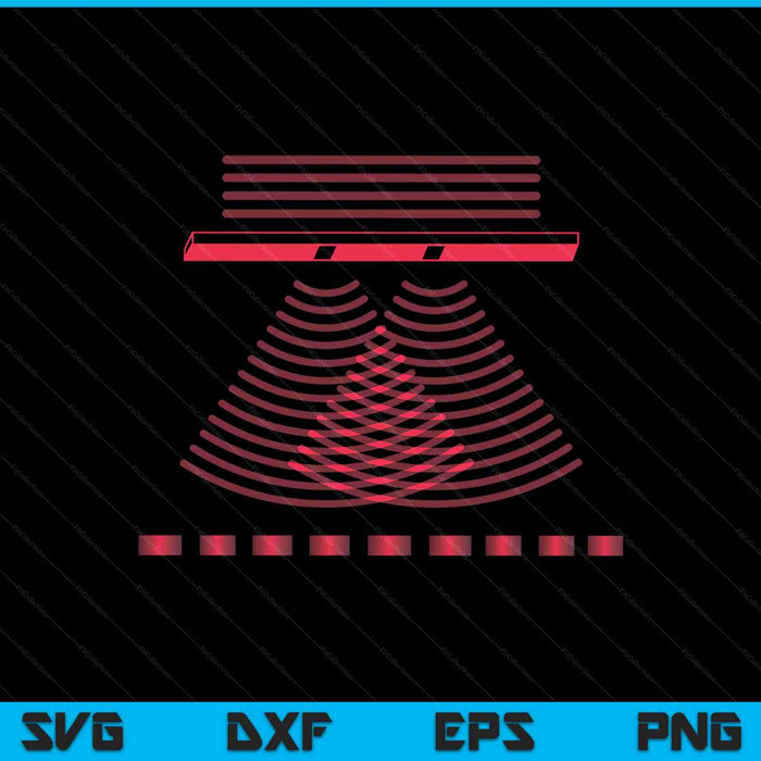 Double slit experiment quantum physics lover scientific SVG cut file