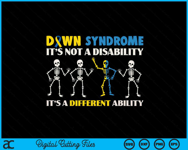Down syndrome awareness day month SVG cut file