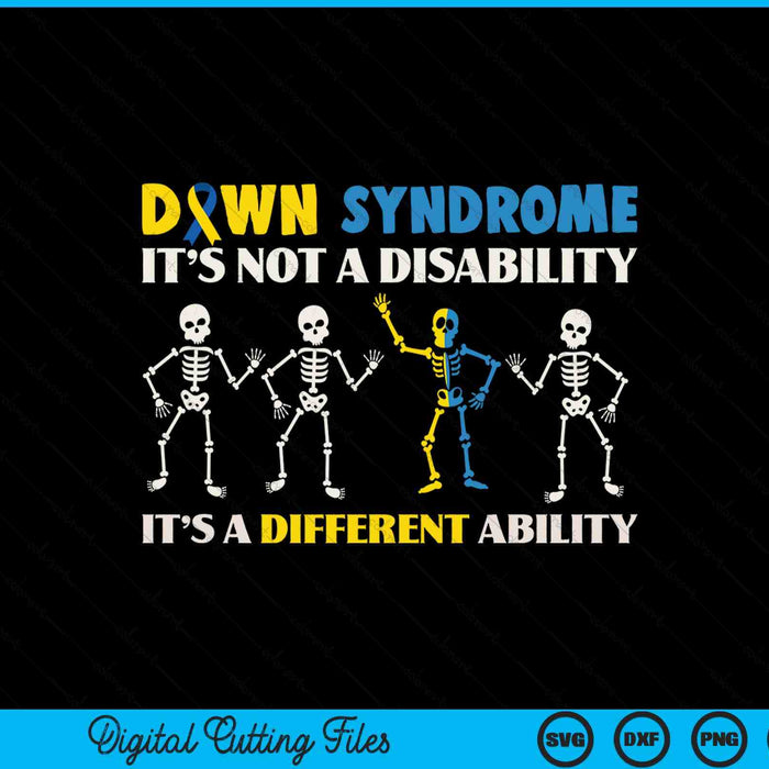 Down syndrome awareness day month SVG cut file