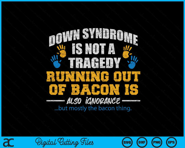 Down syndrome awareness SVG cut file