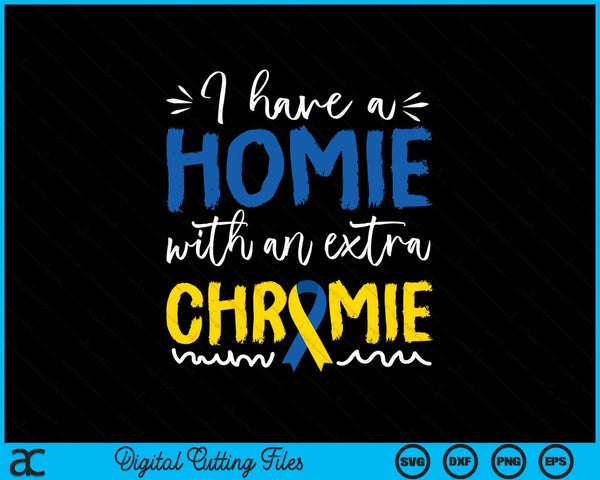 Down syndrome awareness for friend homie SVG cut file