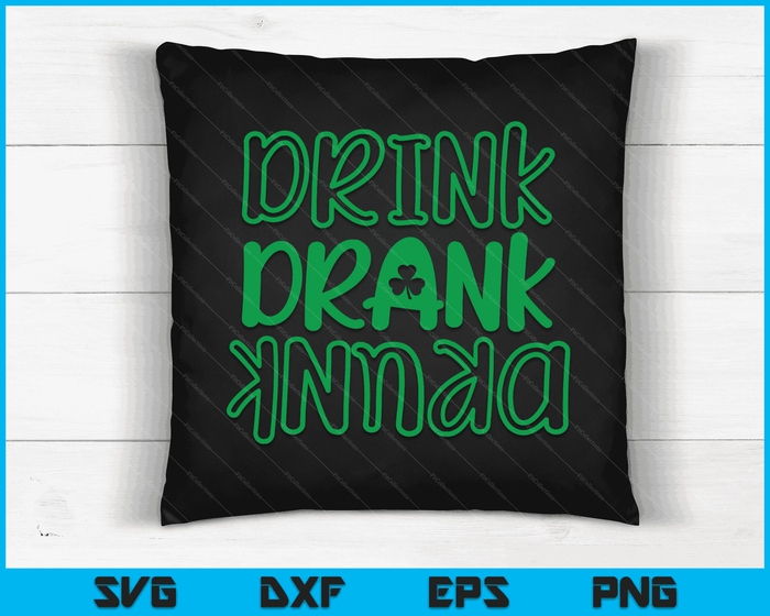Drink dronk dronken St. Patricks Day kostuum SVG PNG digitale afdrukbare bestanden