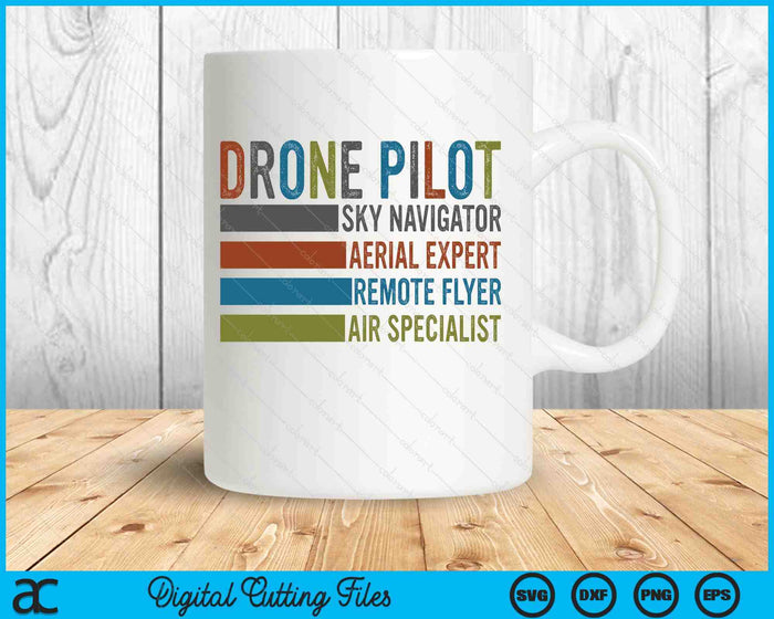 Drone Pilot SVG PNG Digital Printable Files