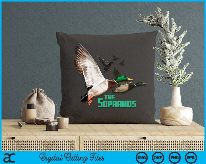 Ducks The Sopranos Do You Feel Depressed The Duck Left SVG PNG Digital Cutting Files