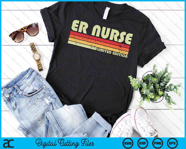 ER ENFERMERA Divertido Título de trabajo Profesión Cumpleaños Trabajador SVG PNG Cortar archivos imprimibles - on a t-shirt