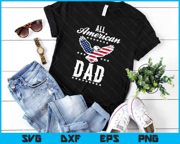 Eagle 4th Of July Fathers Day USA Dad SVG PNG Digital Printable Files