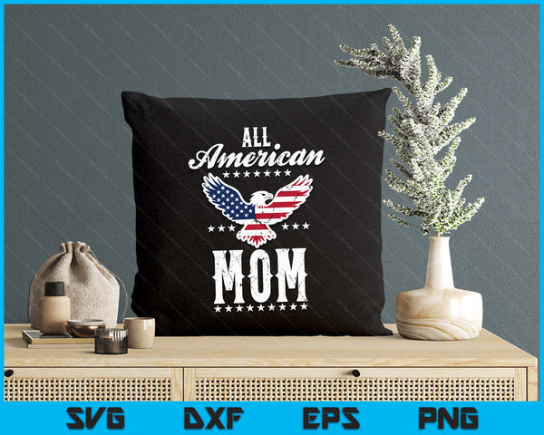 Eagle 4th Of July Mothers Day Day USA Mom SVG PNG Digital Printable Files