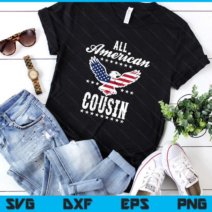Eagle 4th Of July Mothers Day USA Cousin SVG PNG Digital Printable Files