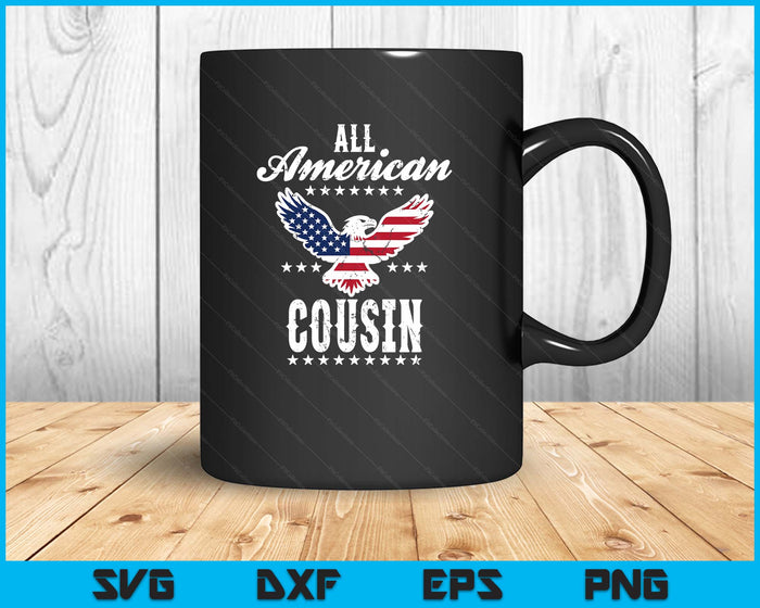 Eagle 4th Of July Mothers Day USA Cousin SVG PNG Digital Printable Files