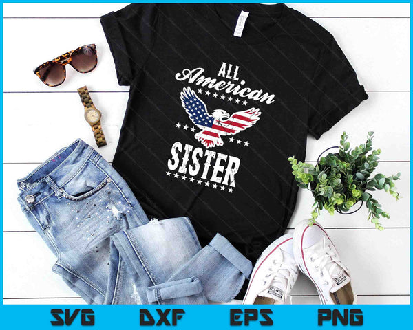 Eagle 4th Of July Mothers Day USA Sister SVG PNG Digital Printable Files