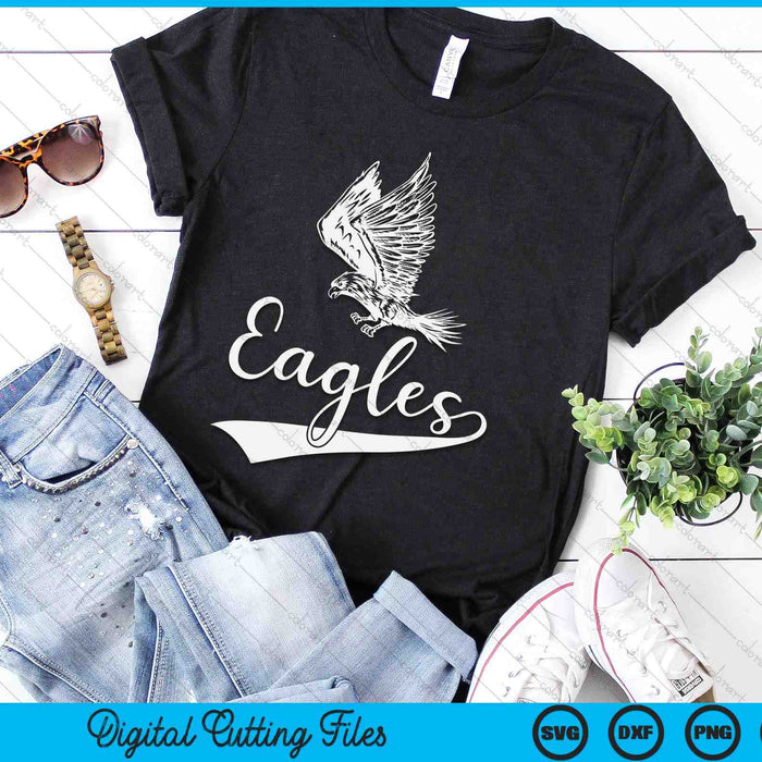 Eagles Fly Vintage Eagles Flying Bird Inspirational SVG PNG Digital Printable Files