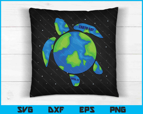 Earth Day 2024 Restore Earth Sea Turtle Art Save The Planet SVG PNG Digital Printable Files