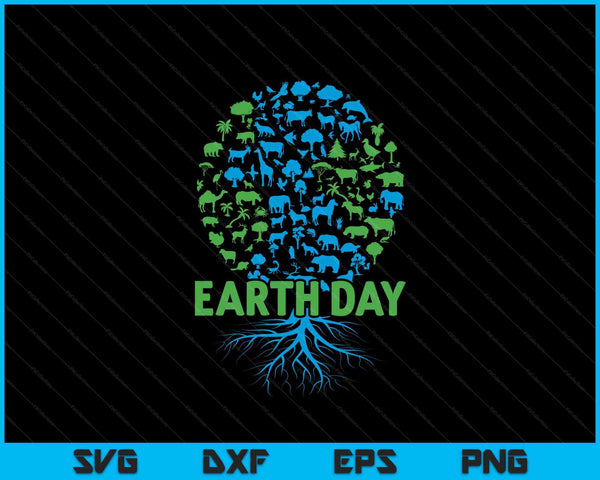 Earth Day men cute 55th SVG cut file