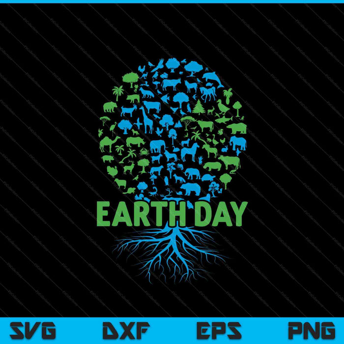 Earth Day men cute 55th SVG cut file