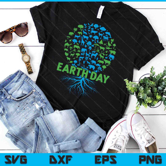 Earth Day Kids, Women & Men Cute 55th Earth Day SVG PNG Digital Printable Files