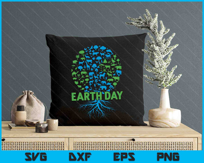 Earth Day Kids, Women & Men Cute 55th Earth Day SVG PNG Digital Printable Files