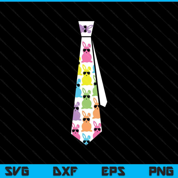 Easter bunny tie SVG cut file
