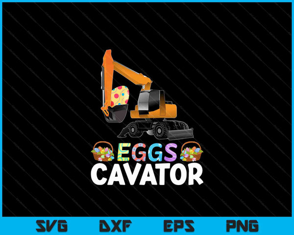 Easter Egg Hunt Toddlers Constructions Trucks Boys Children SVG PNG Digital Cutting Files