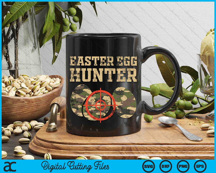 Easter Egg Hunter Camo Hunting SVG PNG Digital Cutting Files