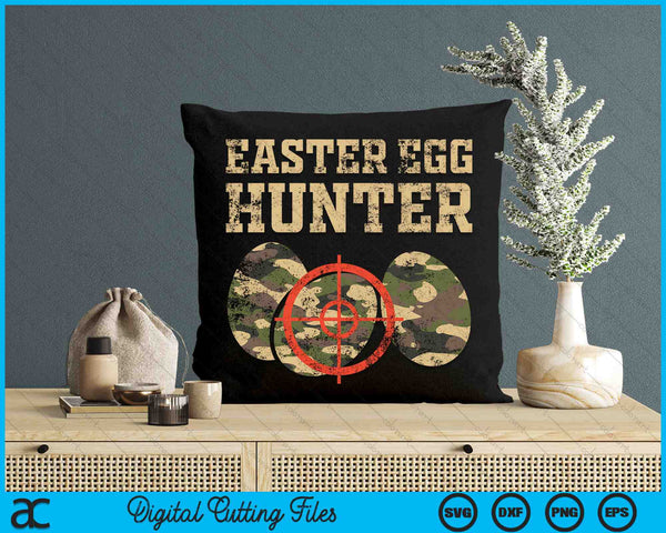 Easter Egg Hunter Camo jacht SVG PNG digitale snijbestanden