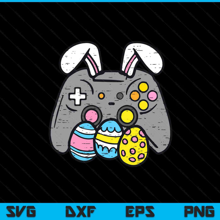 Easter video game bunny eggs gaming gamer boys SVG cut file
