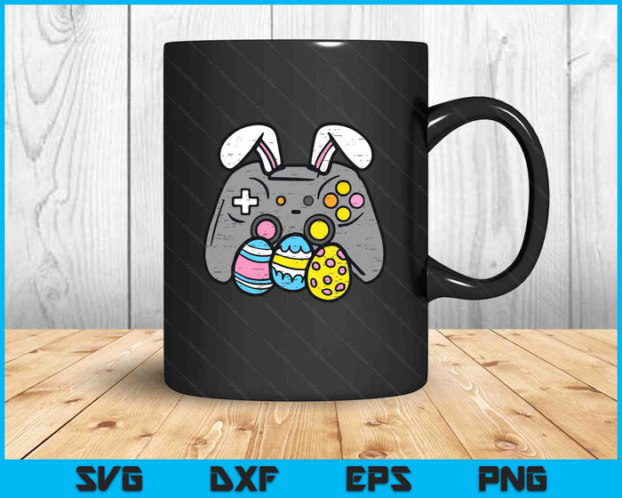 Easter Video Game Bunny Eggs Gaming Gamer Boys SVG PNG Digital Printable Files