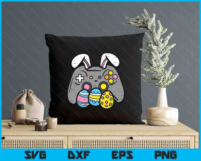 Easter Video Game Bunny Eggs Gaming Gamer Boys SVG PNG Digital Printable Files