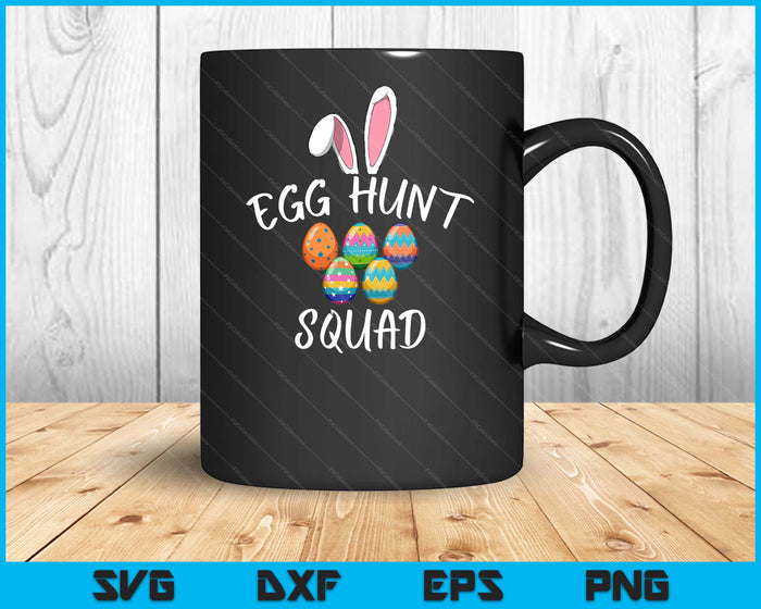 Egg Hunt Squad Funny Easter Day 2024 Egg Hunter SVG PNG Digital Printable Files