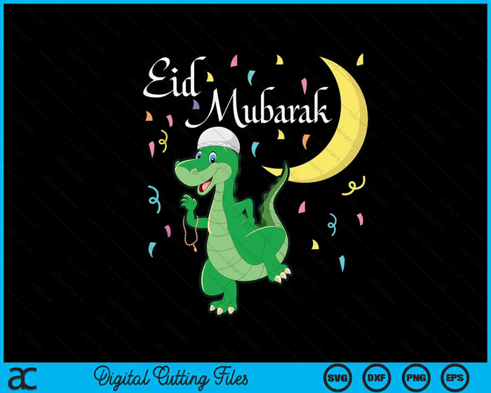 Eid Mubarak moslimkleding Kids Eid Al Fitr jongens SVG PNG digitale snijbestanden