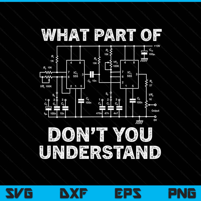 Electrical engineer engineering sarcasm SVG cut file