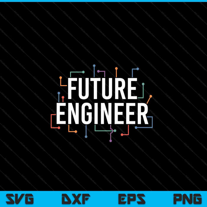 Electrical engineering circuit Kids future engineer SVG cut file