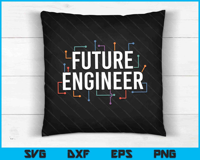 Electrical Engineering Circuit Kids Future Engineer SVG PNG Digital Cutting Files