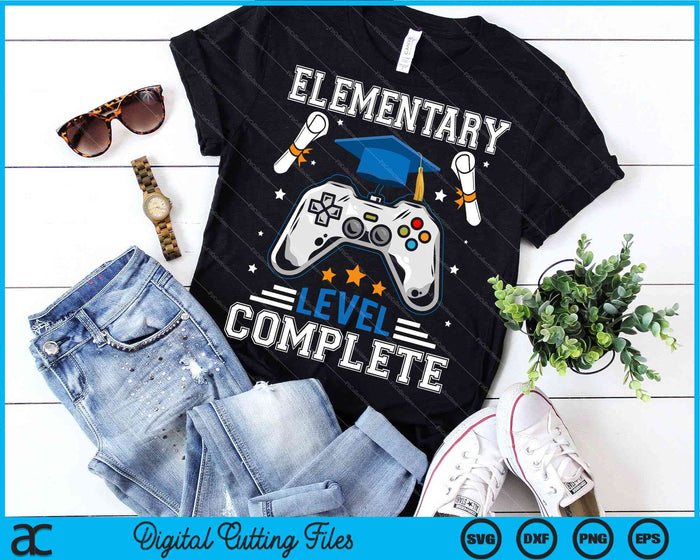 Elementary Level Complete Gamer Class Of 2023 Graduation SVG PNG Digital Cutting Files
