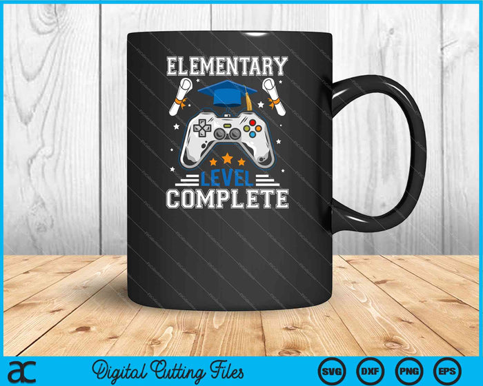 Elementary Level Complete Gamer Class Of 2023 Graduation SVG PNG Digital Cutting Files