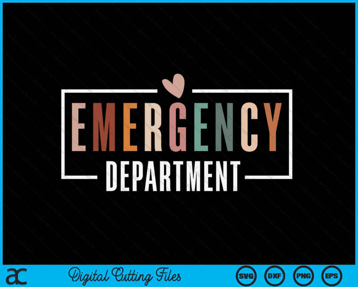 Emergency Department Emergency Room Healthcare SVG PNG Digital Cutting File